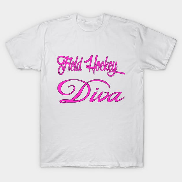 Field Hockey Diva T-Shirt by Naves